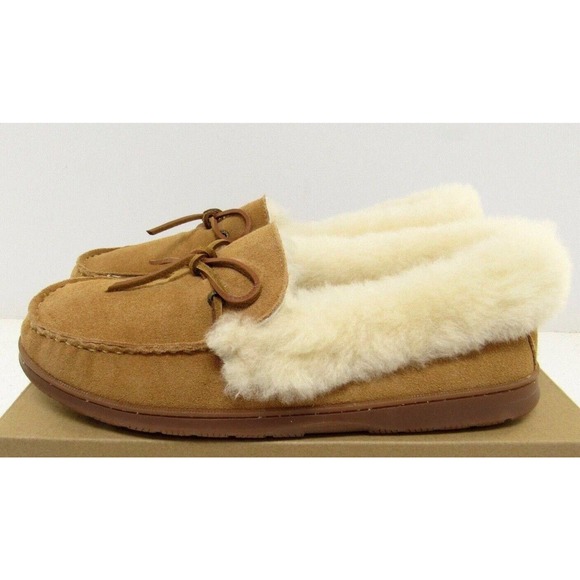 Womens Sperry Top-Sider Shearling Cup Sole Cinnamon Moccasin Loafers Slippers 11 - Picture 3 of 6